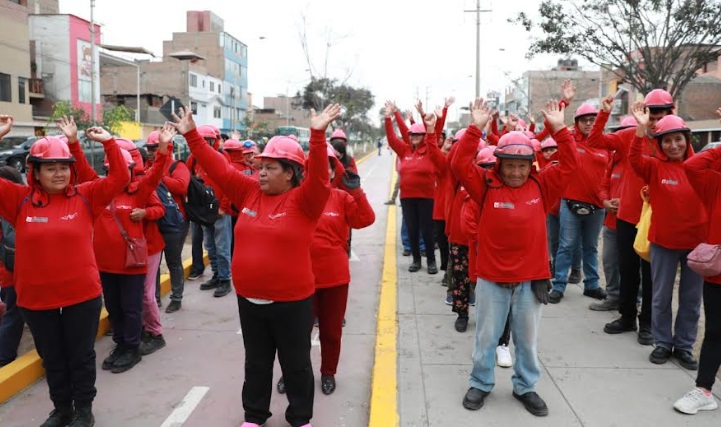 Programa  “Llamkasun Perú”  sigue generando empleo temporal para las poblaciones más vulnerables del país