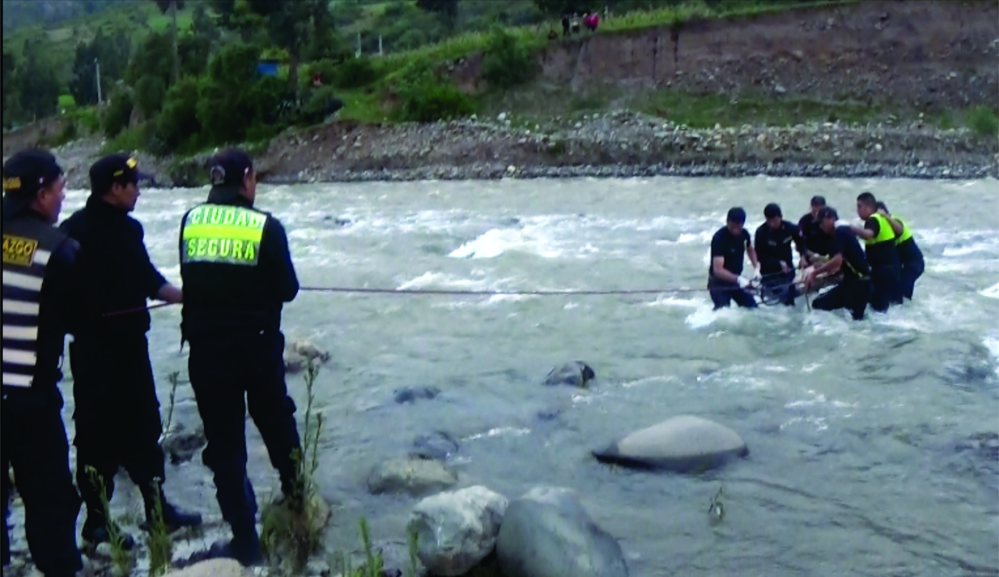 Serenos de Huaraz encontraron cuerpo de fémina sin vida en el río Santa
