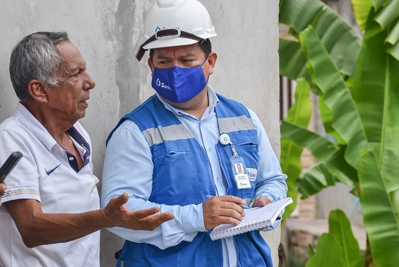 Sunass verificó devolución de montos indebidamente cobrados por EPS Chavín a usuarios de Caraz y Huaraz