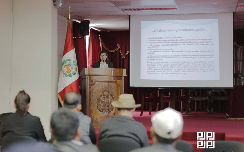 Huaraz: CSJAN capacita a jueces de paz para que ejerzan su función eficientemente