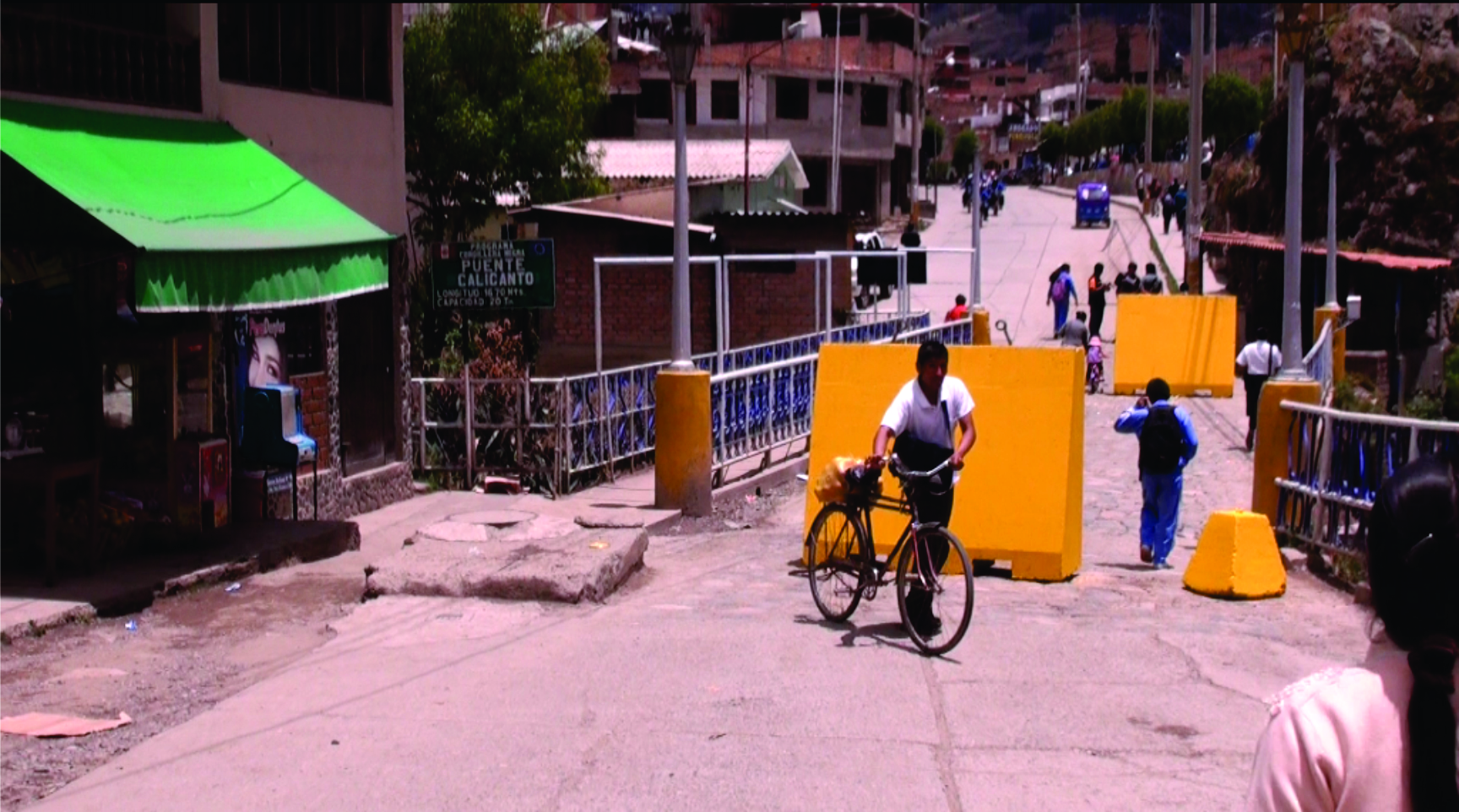 Huaraz: cierran definitivamente el tránsito vehicular por el puente Cal y Canto