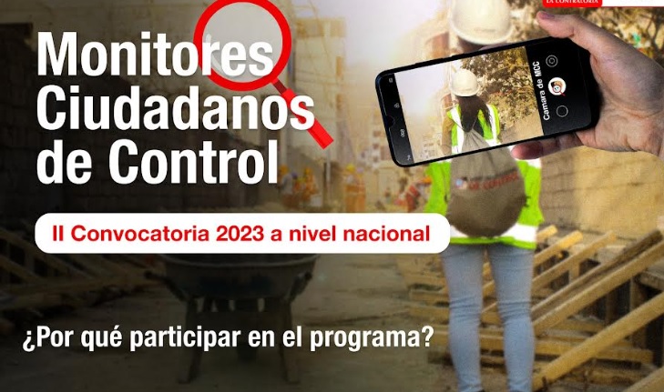 Contraloría promueve que ciudadanos de todo el país se sumen a la vigilancia de obras y contrataciones públicas
