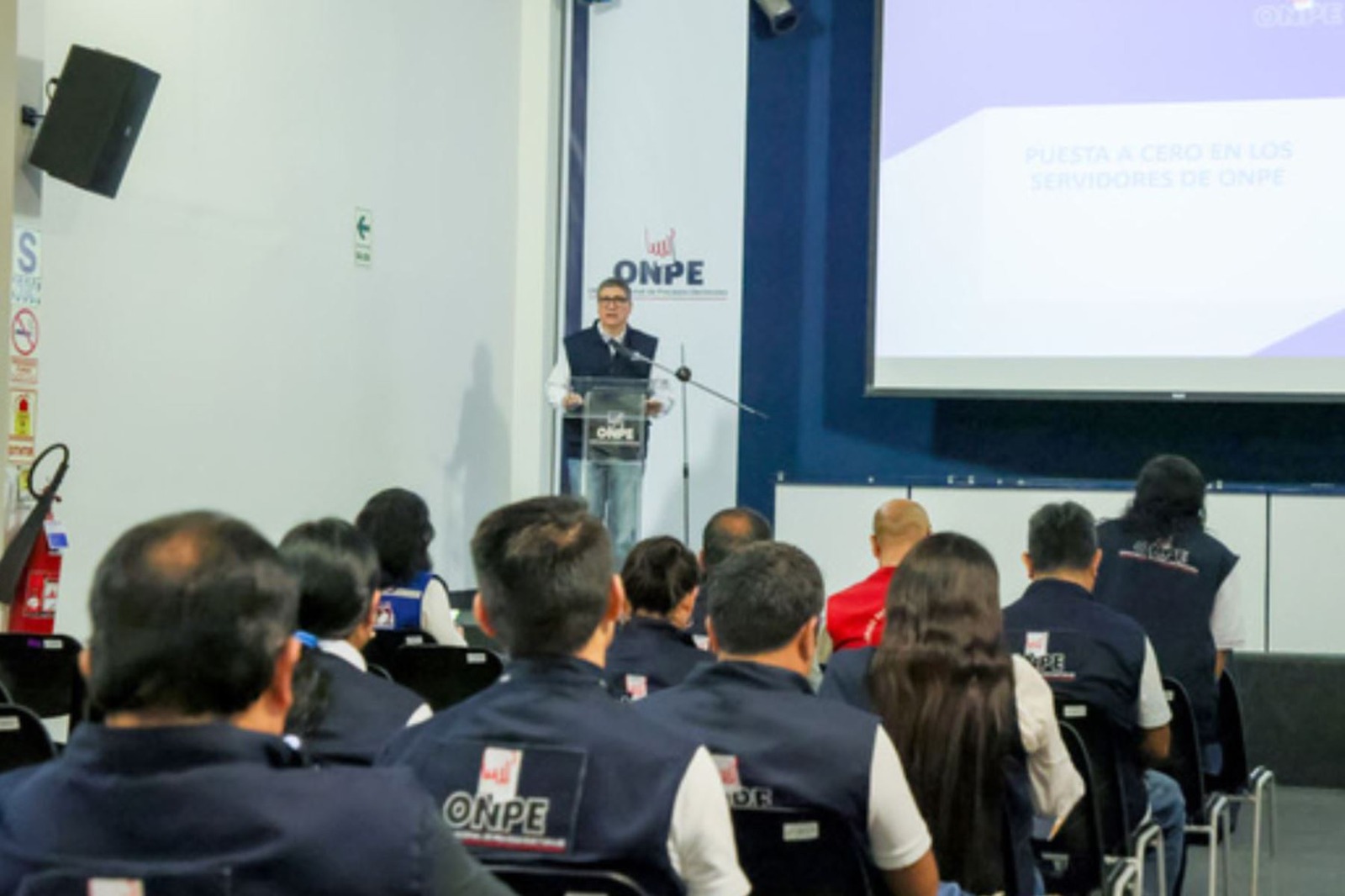 ONPE ejecutó puesta a cero de sistema de cómputo para la elecciones internas