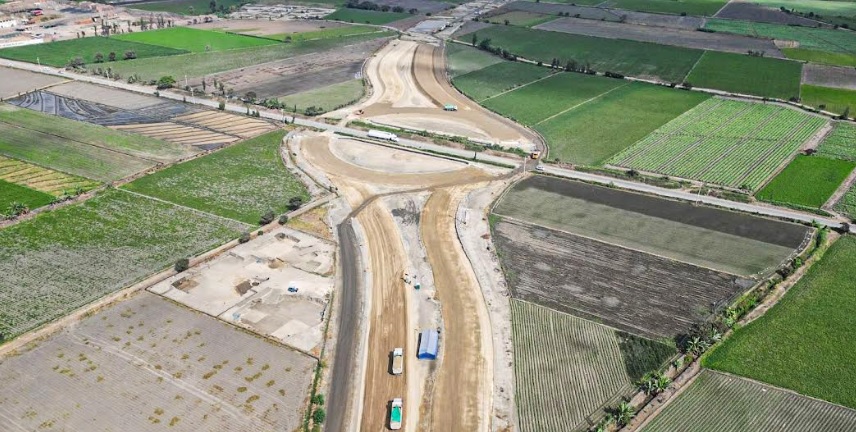 Vía de Evitamiento Chimbote reporta avance de 66% y beneficiará a más de 140 mil ciudadanos de Áncash y La Libertad