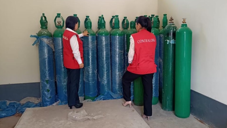 Pérdida de 84 balones de oxígeno medicinal ocasionó perjuicio por S/ 300 mil
