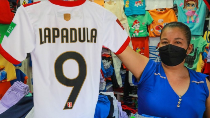 Camisetas de la selección peruana se venden desde S/ 8 en Gamarra