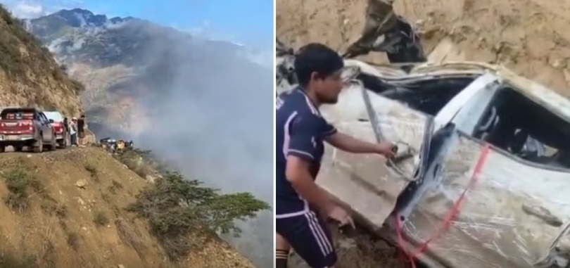 La Libertad: caída de camioneta a un abismo en Pataz deja 4 muertos y un desaparecido