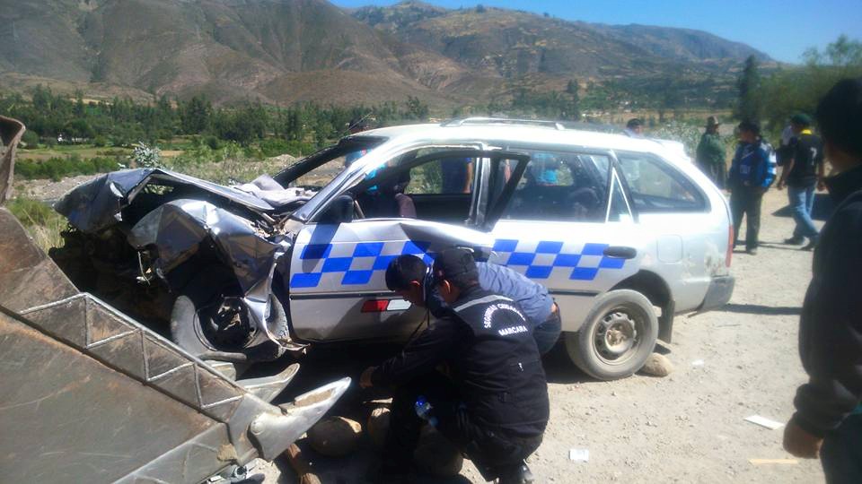 Tres fallecidos en accidente vehicular en la ruta Caraz-Pueblo Libre
