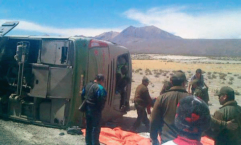 Diez heridos en accidente de tránsito registrado cerca a Conococha