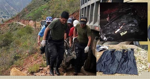 Áncash: tres profesores y un empresario constructor murieron al caer camioneta a un abismo