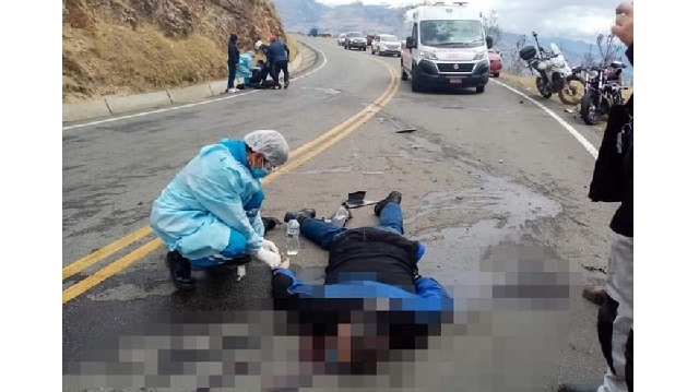 Motociclista chimbotano murió en fatal accidente en la carretera Casma-Huaraz