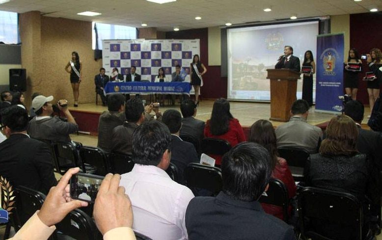 Presentan programa oficial de aniversario de la ciudad de Huaraz