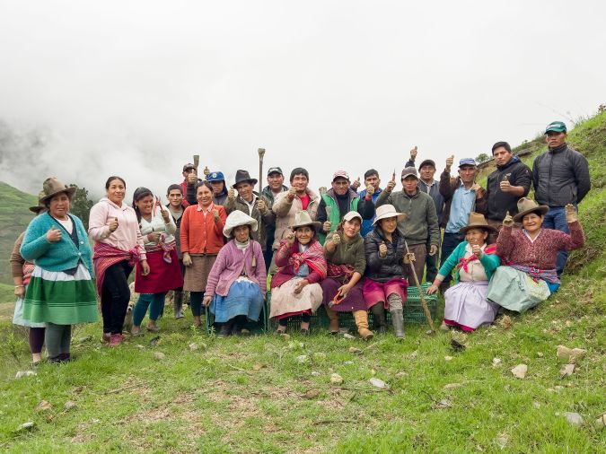 Huaraz: Serfor y comunidad de Pira se unen para reforestar con árboles nativos