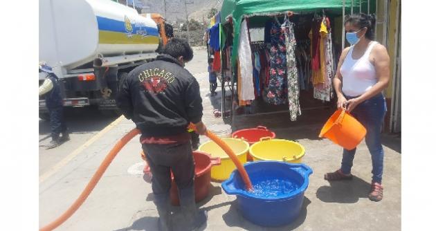 Municipio de Nepeña ejecuta plan de racionalización en el servicio de agua potable