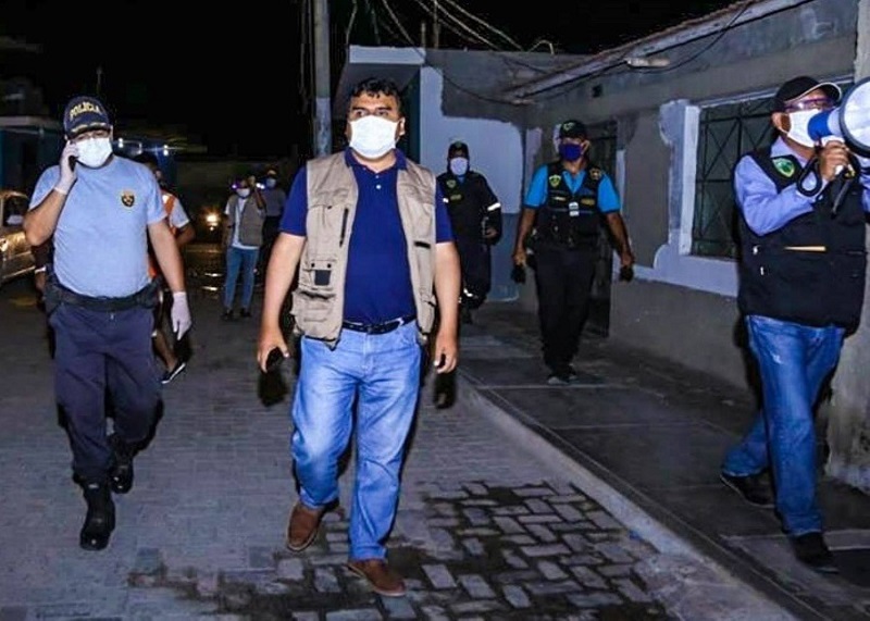 Alcalde de Casma y dos serenos en cuarentena voluntaria ante posible contagio