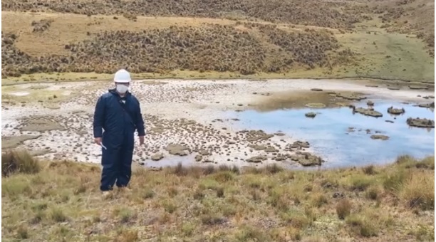 Reactivación de Áncash se inicia en distrito de Huayllabamba con obras de siembra y cosecha de agua