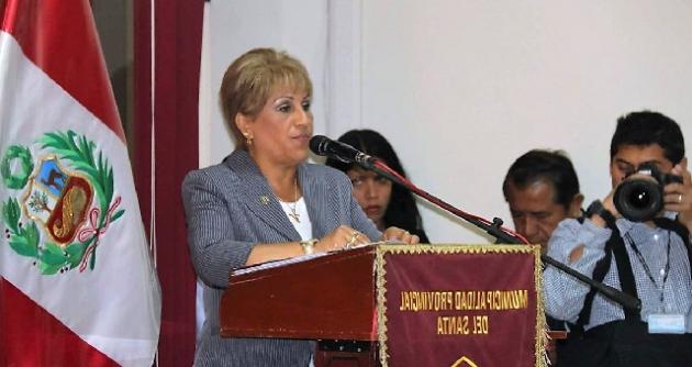Alcaldesa del Santa exige a gobernador regional de Áncash pronunciarse sobre Chinecas