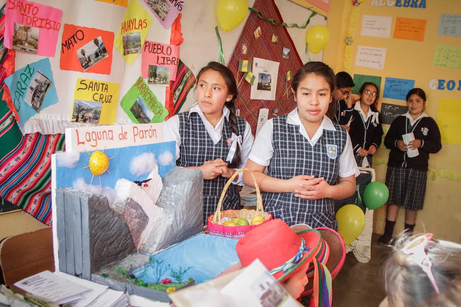 Huaraz: alumnos del Cociap realizaron VI Feria de la Peruanidad