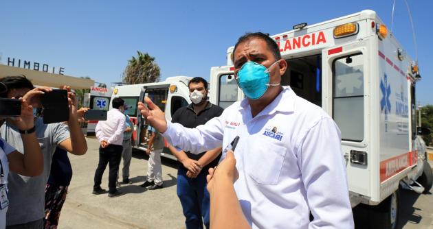 Hospital Regional y la Red de Salud Sur reciben dos ambulancias para afrontar el Covid-19
