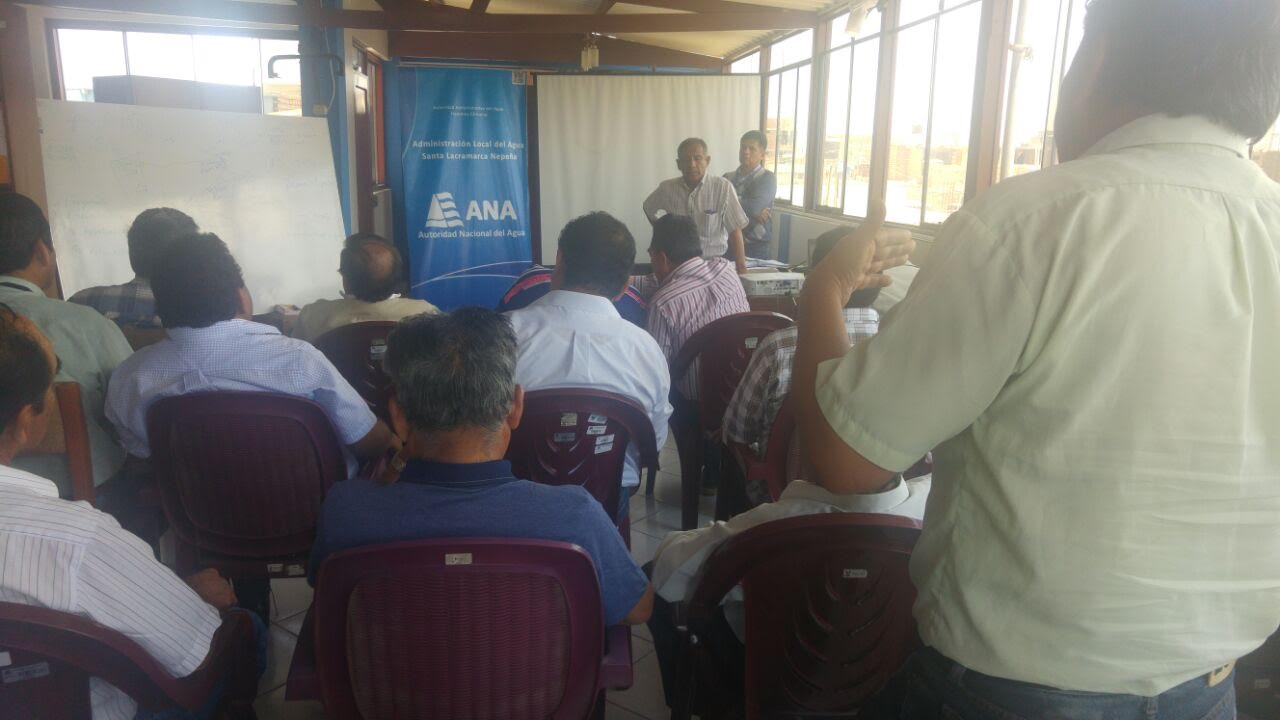 ANA supervisó distribución de agua entre Chinecas y Chavimochic