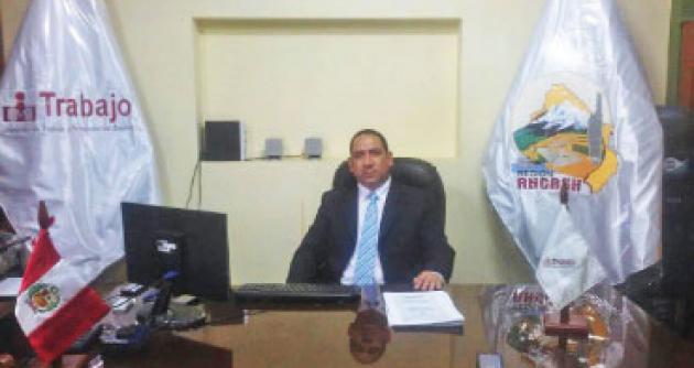 Fredy Rueda Moreno asume Dirección Regional de Trabajo en Áncash