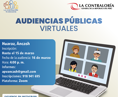 Huaracinos presentarán alertas sobre presuntas irregularidades en entidades públicas 