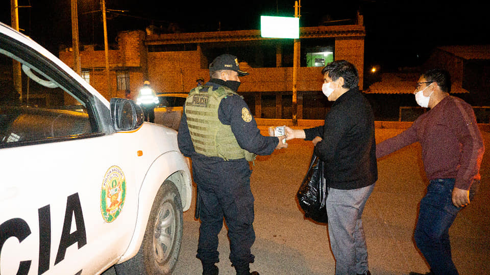 Áncash: autoridades y ciudadanos se solidarizan con la Policía, Ejército y personal de Salud en medio de la pandemia