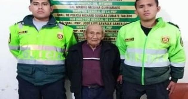 Anciano de 83 años fue intervenido en Pampas (Áncash) por presuntamente haber ultrajado a dos niñas