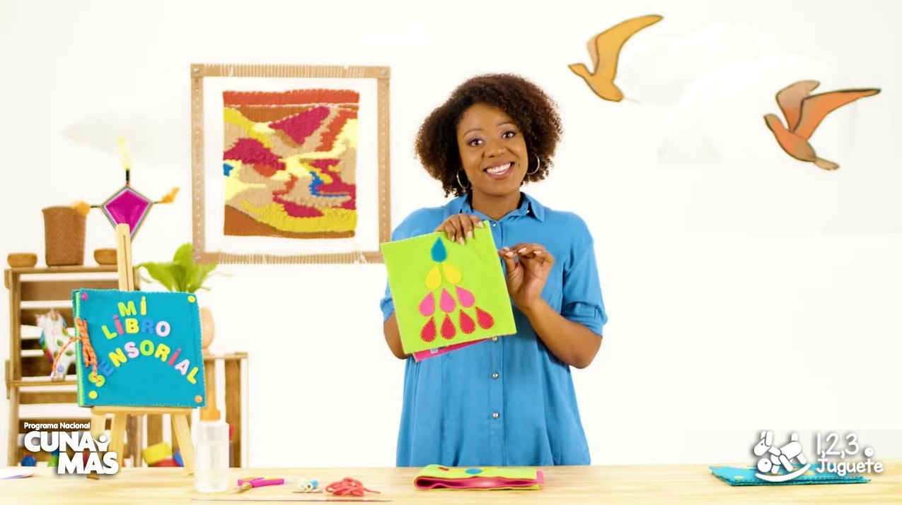 Confecciona un libro sensorial de tela para potenciar la imaginación, memoria y comunicación en la primera infancia 