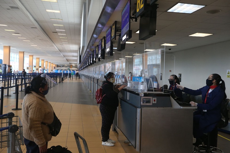 Arribos de Brasil, Chile, Colombia, Ecuador y México en reanudación  de vuelos