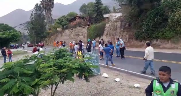 Áncash: inspectores de Transportes fueron agredidos y amenazados de muerte en carretera Casma-Huaraz