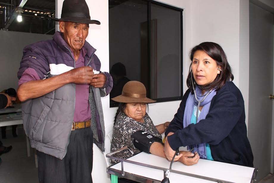 Huaylas: usuarios de Pensión 65 recibieron atención por la Semana de la Hipertensión Arterial