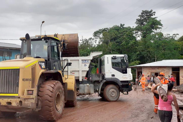 MTC atendió emergencias en ocho vías vecinales de Áncash, San Martín y otras regiones