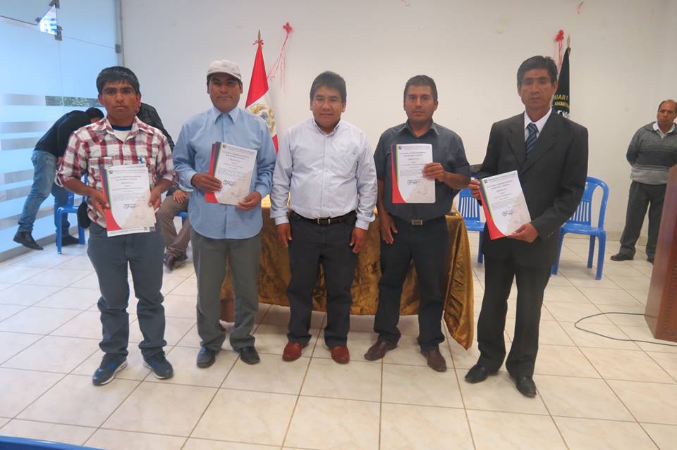 Huari: Juramentan cuatro alcaldes de centros poblados