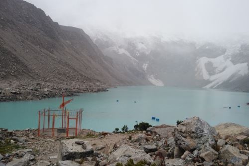 Áncash: avalancha menor en la laguna Palcacocha genera leve incremento de nivel sin causar daños