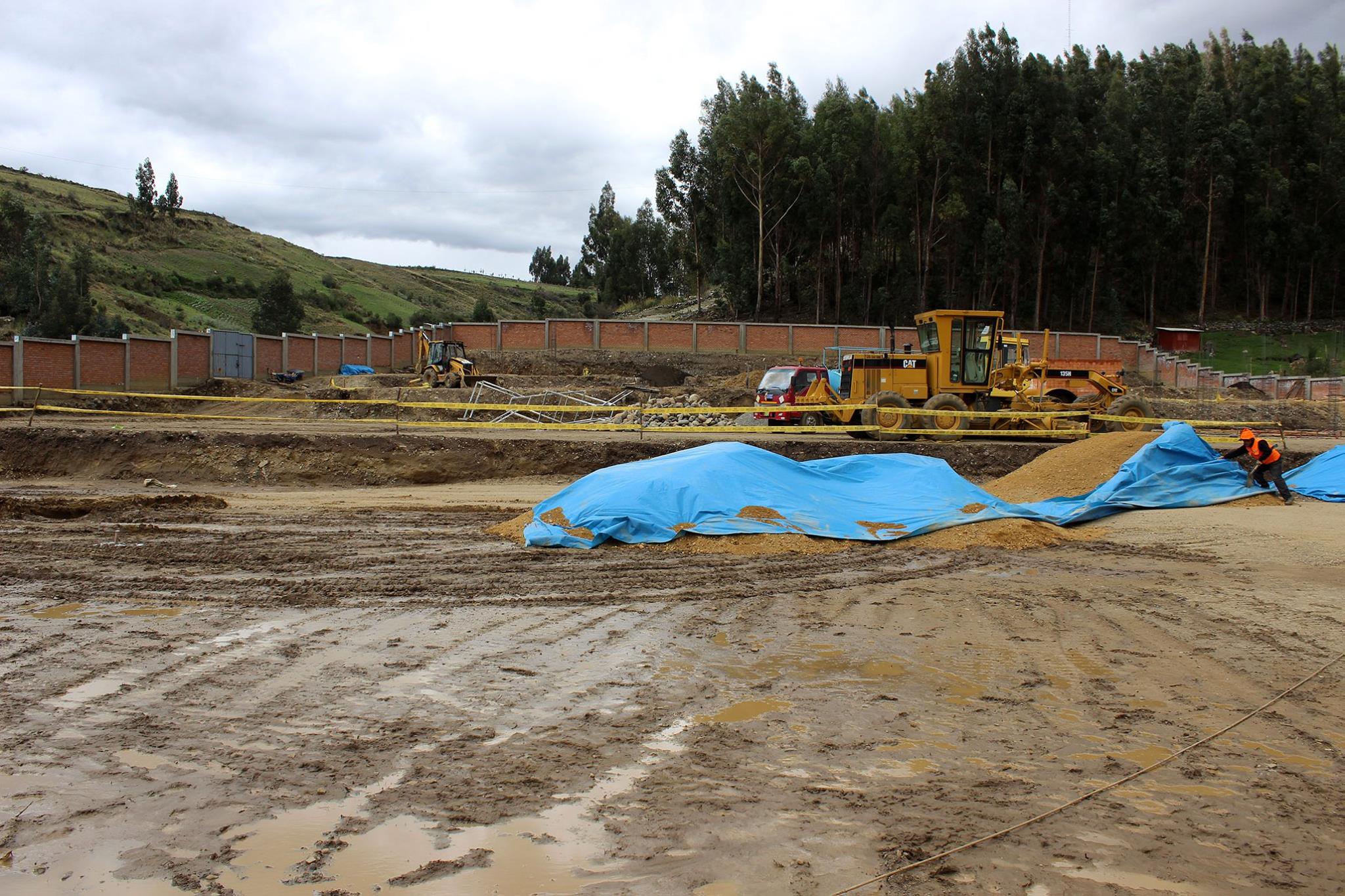 Avanzan obras en Colegio de Alto Rendimiento en Cátac