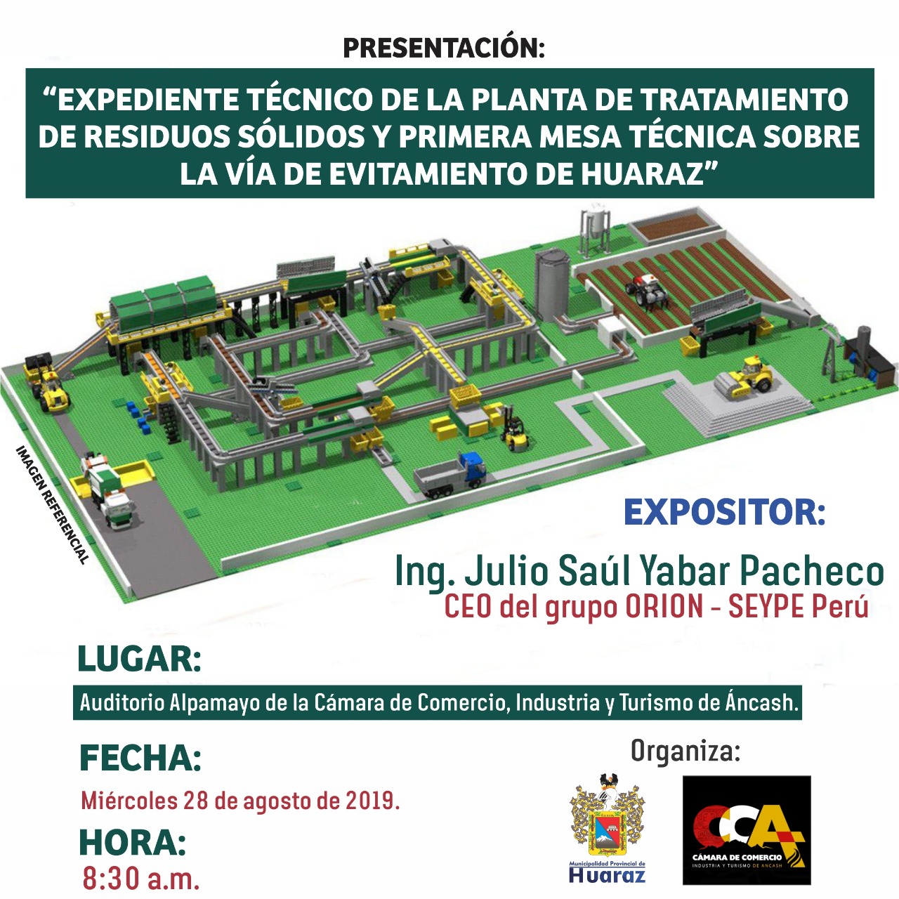 Presentarán expediente técnico de planta de tratamiento de residuos sólidos 