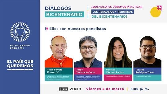Proyecto Bicentenario presenta encuentro virtual para hablar de valores y cómo ser mejores ciudadanos 