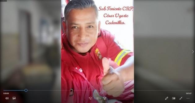 Áncash: bombero chimbotano le gana la batalla al covid-19 tras estar 30 días en UCI  