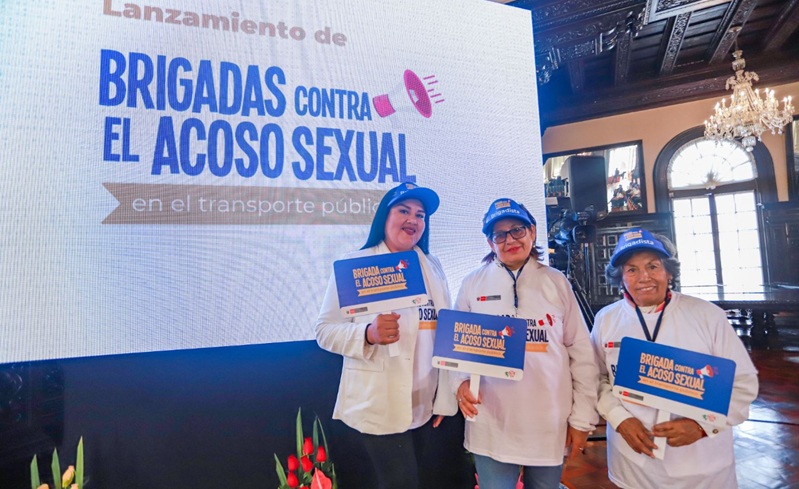 El Ejecutivo realiza lanzamiento de brigadas de prevención del acoso sexual 