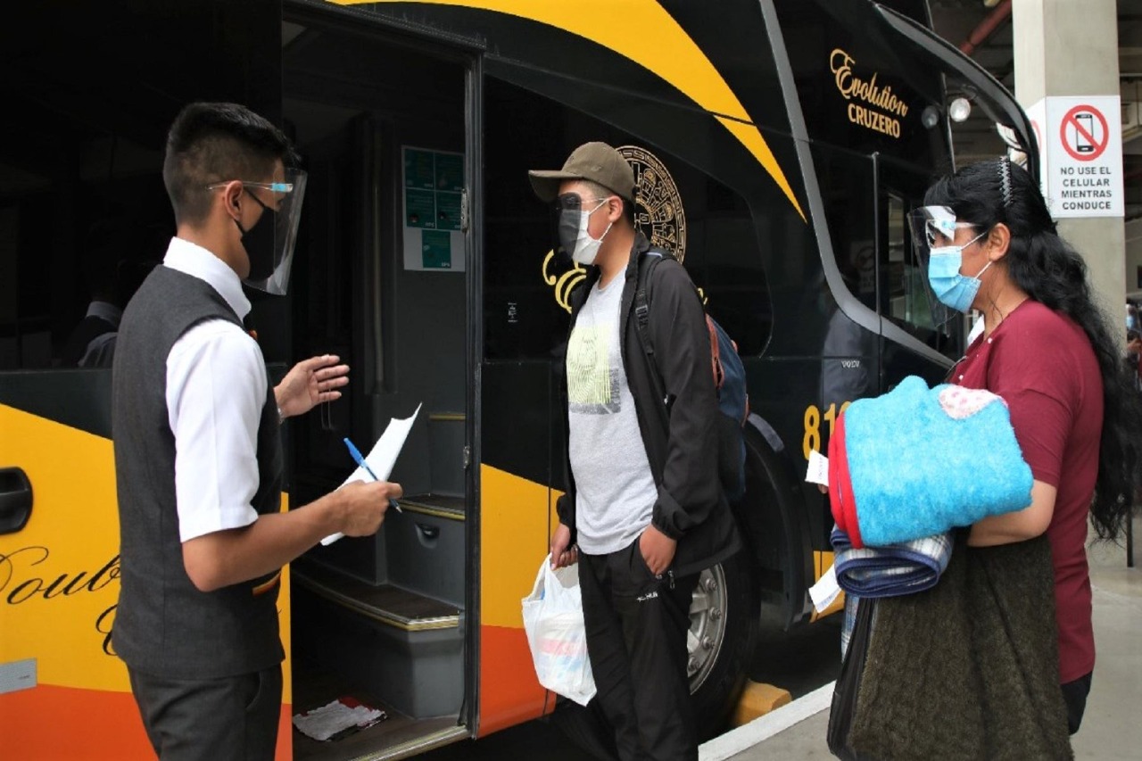 Desde hoy transporte interprovincial puede operar con 100 % de aforo