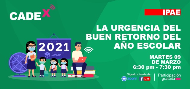 Este 9 de marzo exponen ministros de Salud y Educación sobre “La urgencia del buen retorno escolar”
