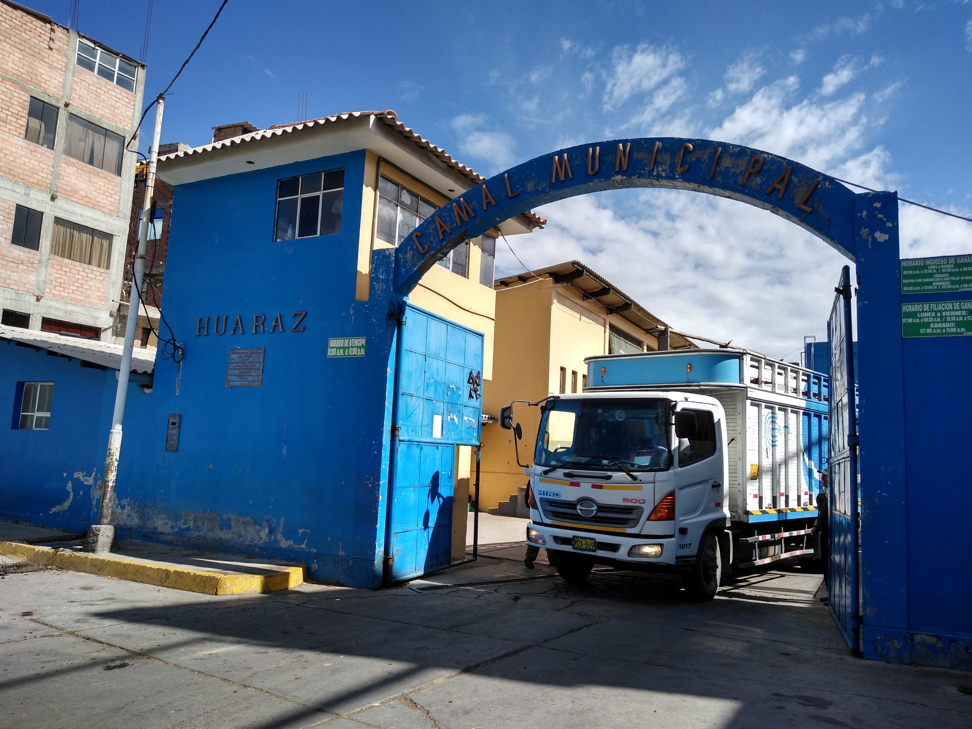 Contraloría identifica riesgos en servicios del Camal Municipal de Huaraz