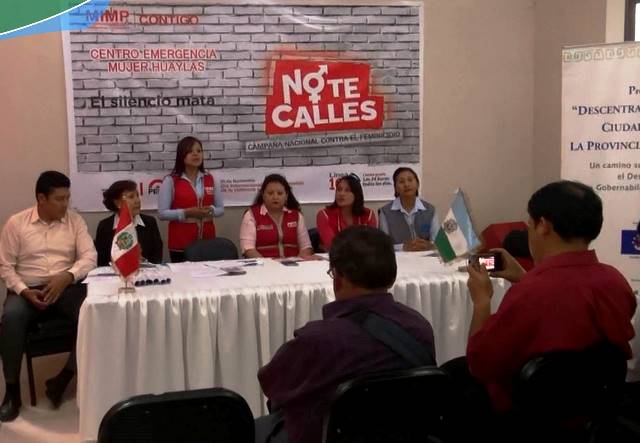 Presentan actividades por campaña contra el feminicidio en Huaylas