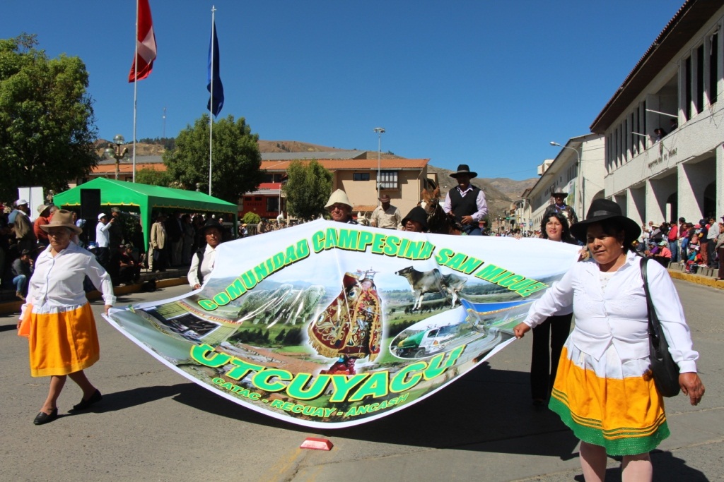 Con desfile y pasacalle celebran el Día del Campesino en Huaraz