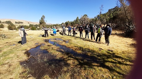 Comunidad de la Cordillera Blanca gestiona protección de bofedales para acceder agua de calidad