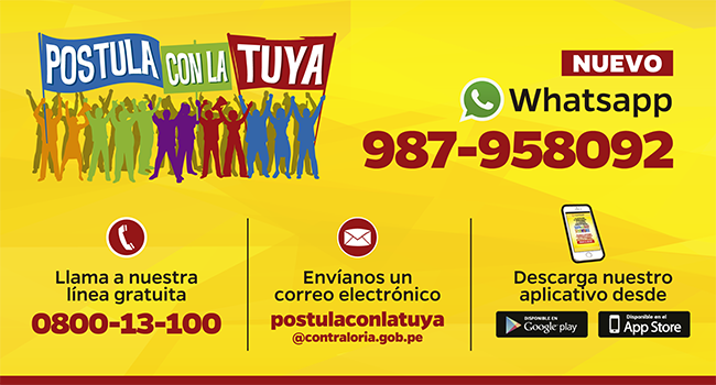 Campaña “Postula con la Tuya” contra el uso irregular de recursos públicos con fines electorales