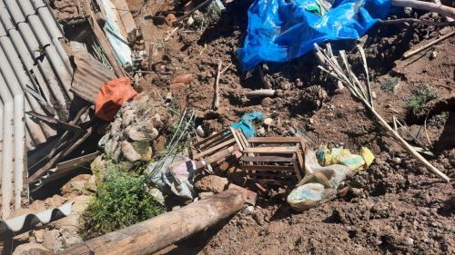 Lluvias intensas dañan cuatro viviendas en el distrito de Jangas en Áncash