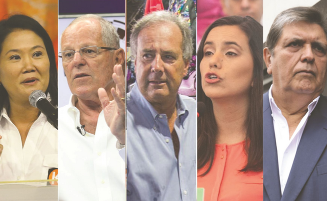 Última encuesta de CPI ubica a Fujimori 34.6 %, PPK 15 %, Barnechea 11.3 %