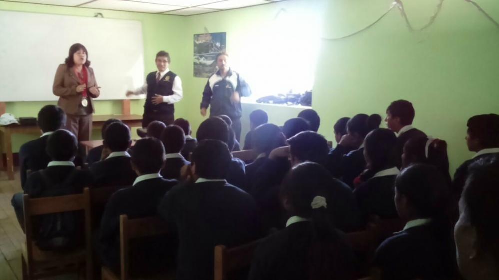 Áncash: escolares de Pomabamba reciben orientación sobre prevención de delitos